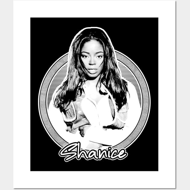 Shanice /// 90s Retro Soul Fan Design Wall Art by DankFutura